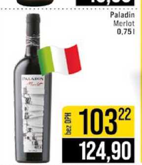 Paladin Merlot 0,75l
