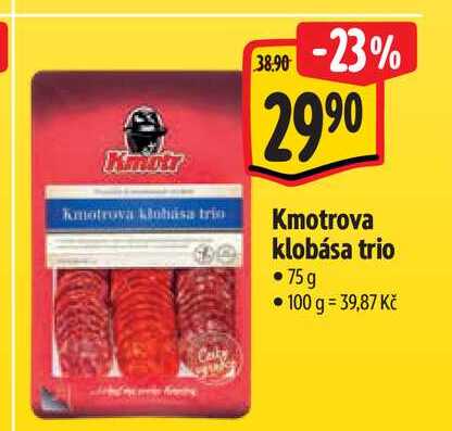   Kmotrova klobása trio  75g 