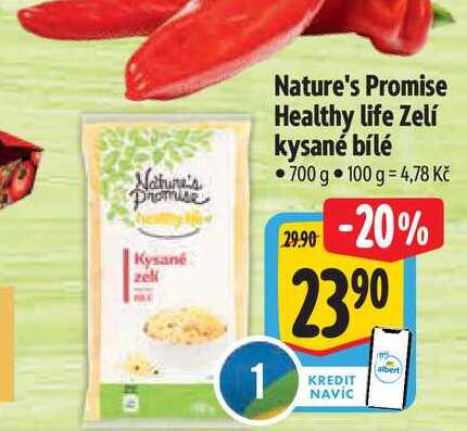  Nature's Promise Healthy life Zelí kysané bílé  700 g 
