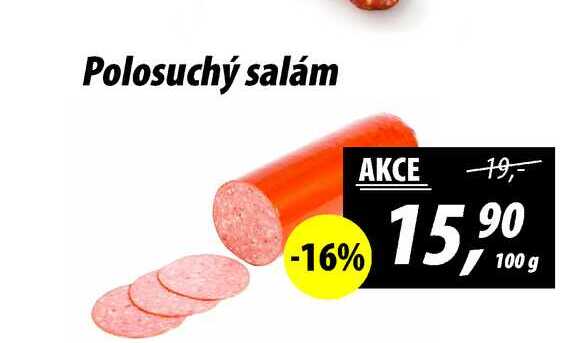 Polosuchý salám, 100 g