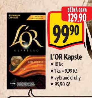  L'OR Kapsle   10 ks  