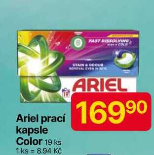 Ariel prací kapsle 19 ks