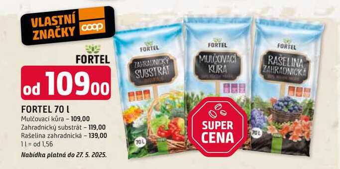 FORTEL 70 L Mulčovací kůra 
