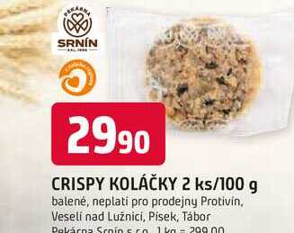 CRISPY KOLÁČKY 2 ks/100 g balené