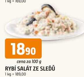 RYBÍ SALÁT ZE SLEĎŮ 100 g