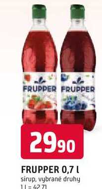 FRUPPER 0,7 sirup