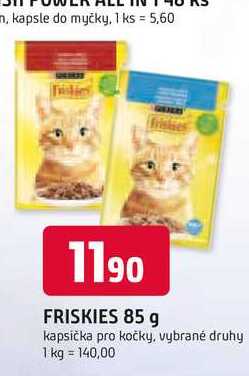 FRISKIES 85 g kapsička pro kočky, vybrané druhy 