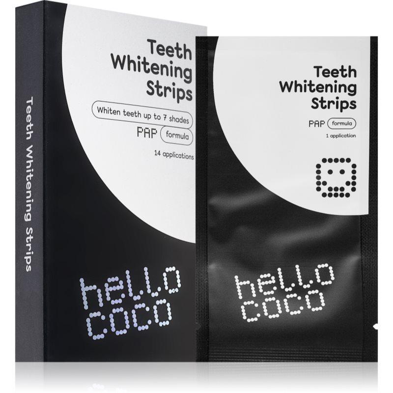 Hello Coco PAP+ Teeth Whitening Strips bělicí pásky na zuby 14 ks