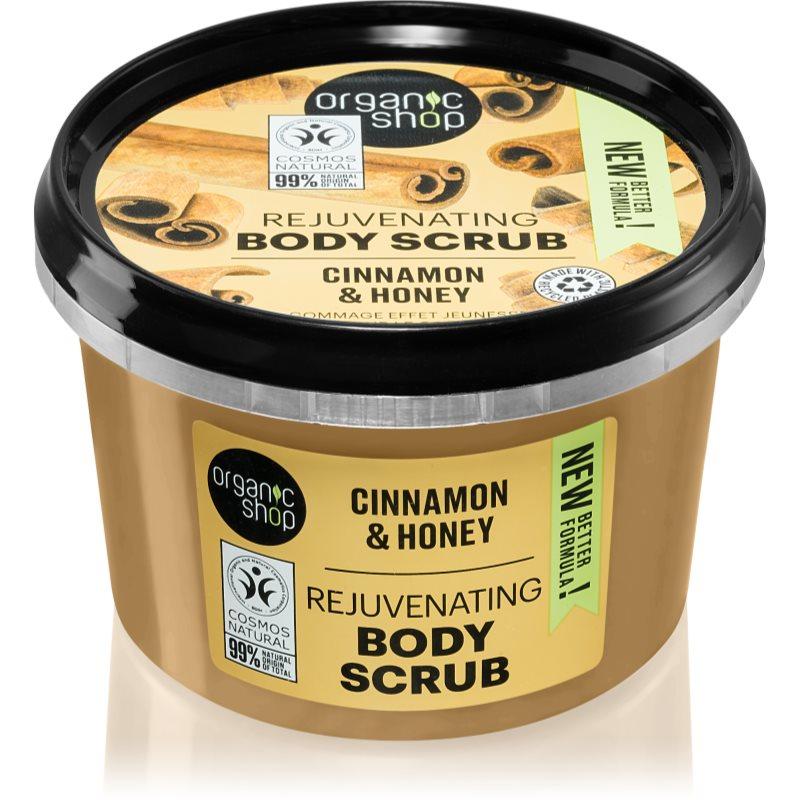 Organic Shop Cinnamon & Honey jemný tělový peeling 250 ml