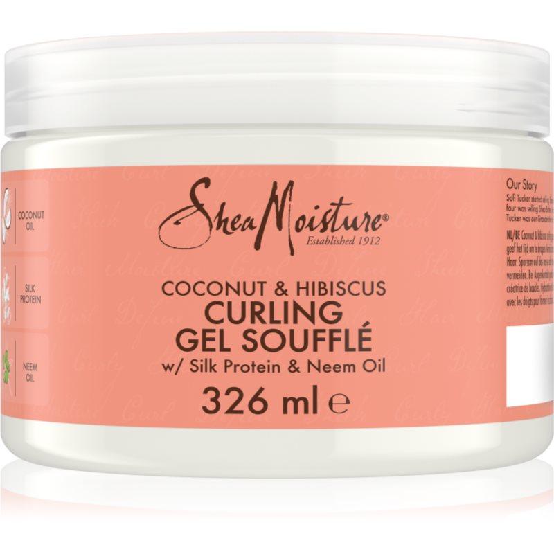 Shea Moisture Coconut & Hibiscus suflé pro vlnité a kudrnaté vlasy 340 g