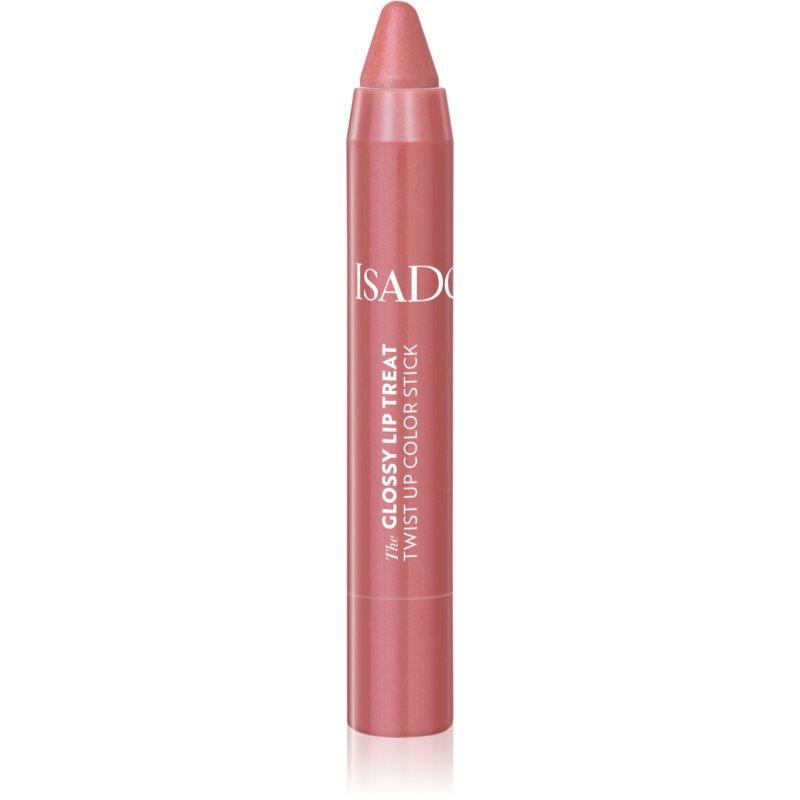 IsaDora The Glossy Lip Treat Twist Up Color hydratační rtěnka odstín 03 Beige Rose 3.3 g