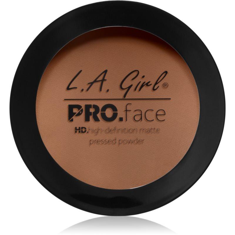 L.A. Girl Cosmetics PRO. Face HD kompaktní pudr s matným efektem odstín Medium Beige 7 g