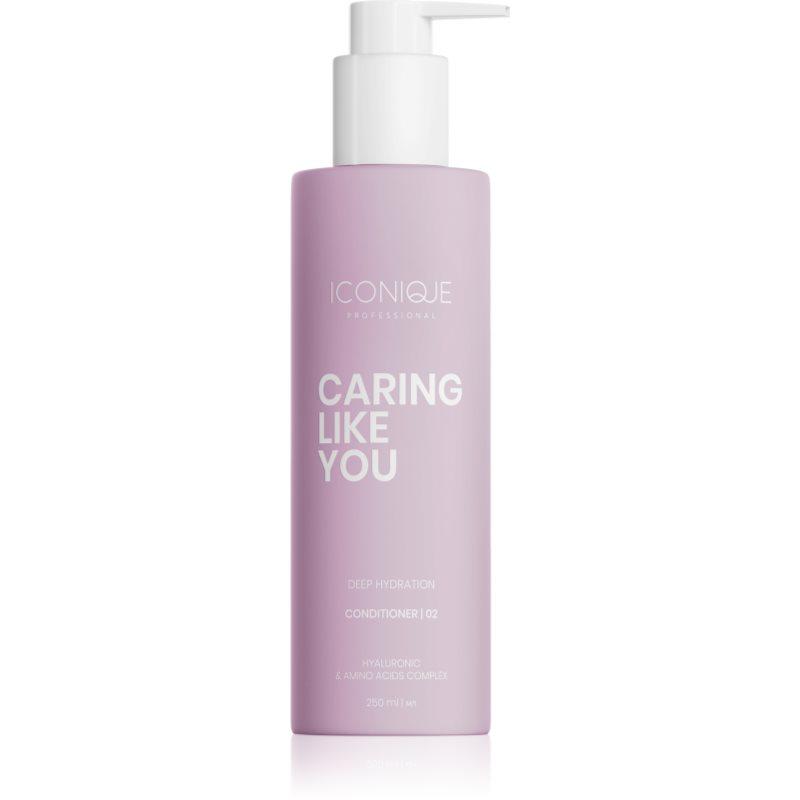ICONIQUE Professional CARING LIKE YOU Deep Hydration hloubkově hydratační kondicionér pro suché a poškozené vlasy 250 ml