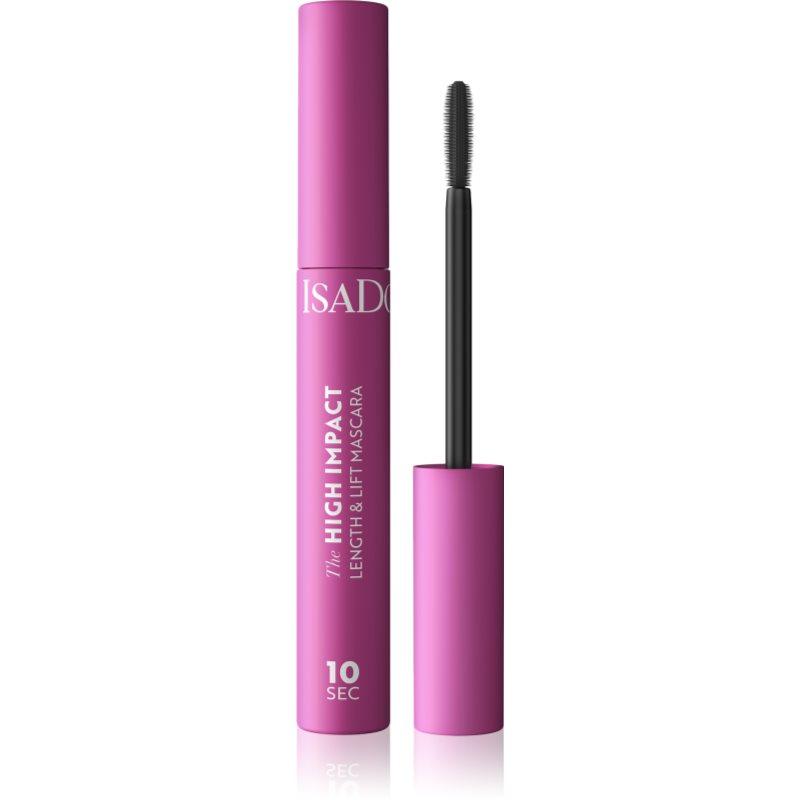 IsaDora 10 Sec High Impact Lenght & Lift řasenka pro prodloužení a oddělení řas odstín 02 Intense Black 9 ml