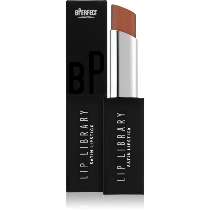 BPerfect Lip Library Satin krémová rtěnka odstín Last Kiss 3 g