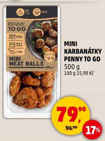 MINI KARBANÁTKY PENNY TO GO, 500 g 