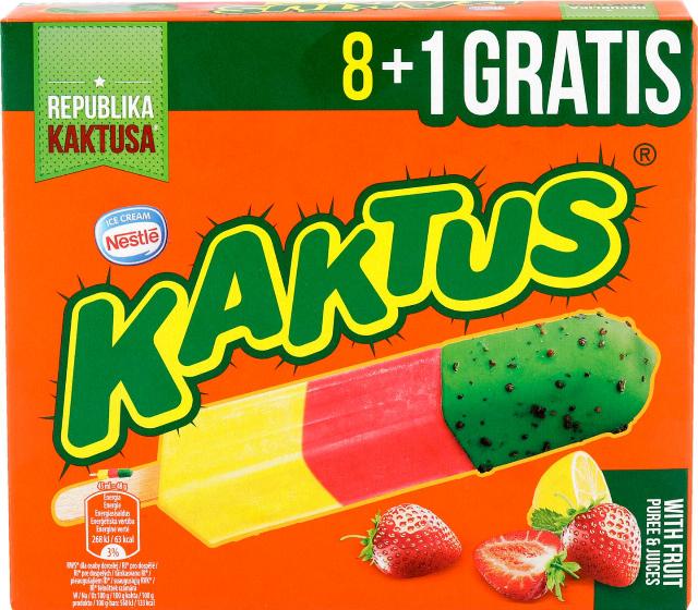 Kaktus Vodová zmrzlina