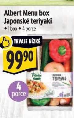 Albert Menu box Japonské teriyaki 