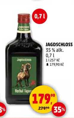 JAGDSCHLOSS 35% alk., 0,7 l