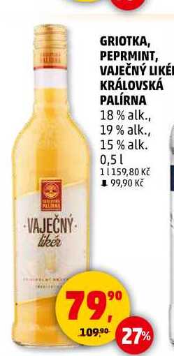 VAJEČNÝ liker 15% alk., 0,5 l