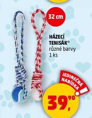 HÁZECÍ TENISÁK různé barvy, 1 ks 