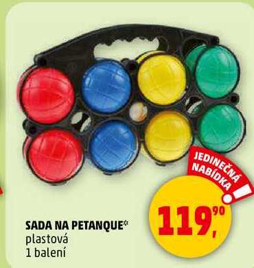 SADA NA PETANQUE plastová, 1 balení 