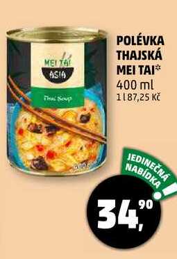 POLÉVKA THAJSKÁ MEI TAI ASIA, 400 ml