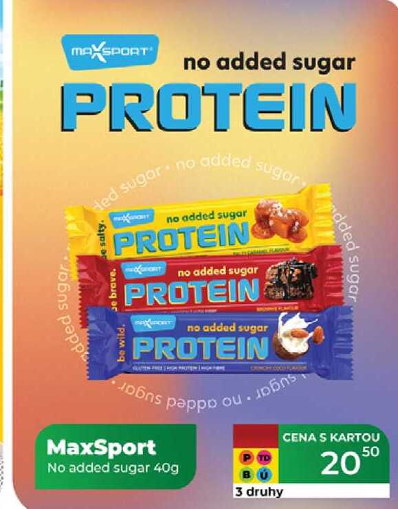 MaxSport No added sugar 40g 