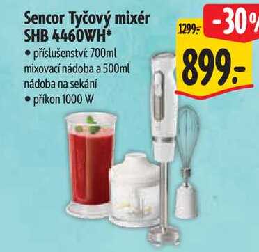 Sencor Tyčový mixér SHB 4460WH*