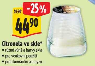 Citronela ve skle* 