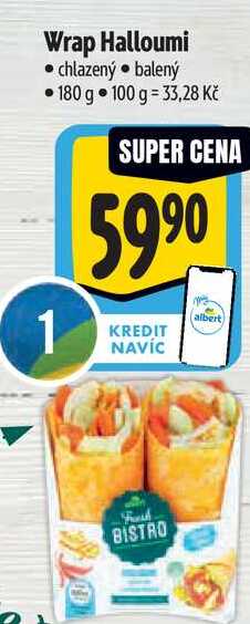 Wrap Halloumi, 180 g