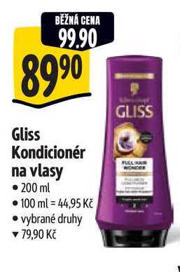 Gliss Kondicionér na vlasy, 200 ml 