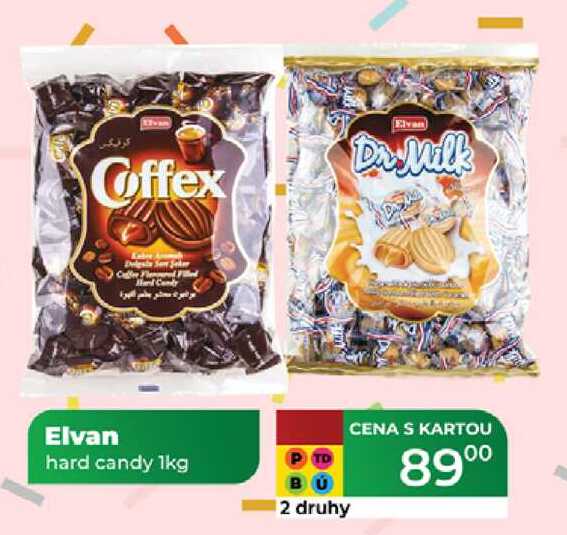 Coffee Elvan hard candy 1kg 1
