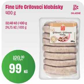 Fine Life Grilovací klobásky 400 g