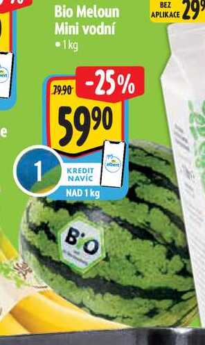 Bio Meloun Mini vodní, 1 kg