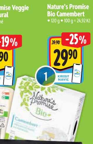 Nature's Promise Bio Camembert, 120 g