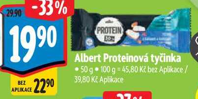 Albert Proteinová tyčinka, 50 g