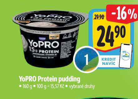   YOPRO Protein pudding  160 g 