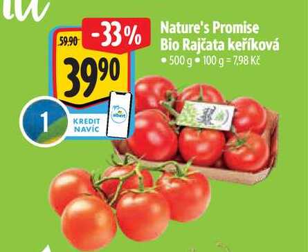Nature's Promise Bio Rajčata keříková, 500 g