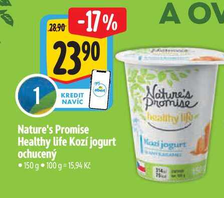 Nature's Promise Healthy life Kozí jogurt ochucený, 150 g