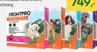 FRONTPRO® žvýkací tablety pro psy (2-4 kg), 3 tablety