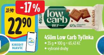 4Slim Low Carb Tyčinka, 35 g