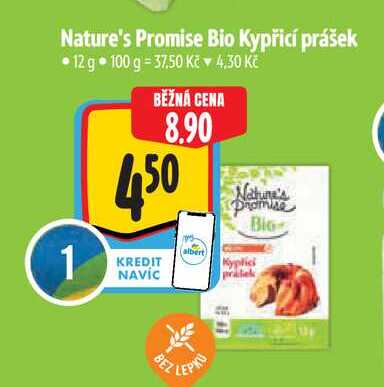 Nature's Promise Bio Kypřicí prášek 12 g 