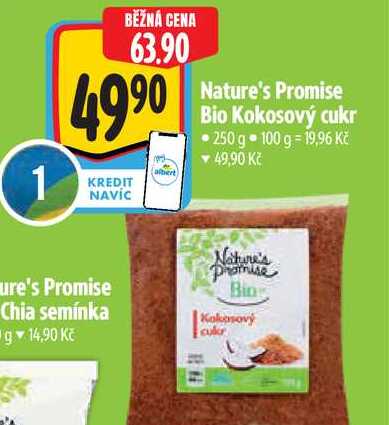  Nature's Promise Bio Kokosový cukr 250 g  