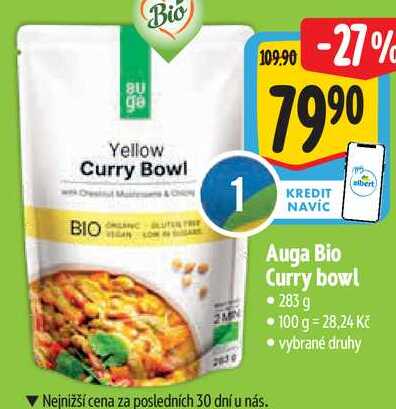 Auga Bio Curry bowl, 283 g