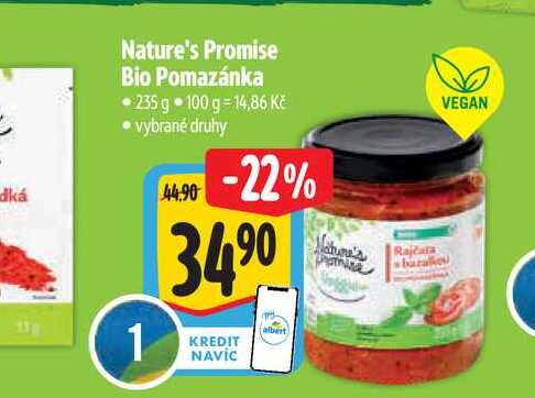   Nature's Promise Bio Pomazánka 235 g 