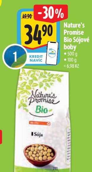   Nature's Promise Bio Sójové boby  500g 