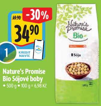 Nature's Promise Bio Sójové boby, 500 g
