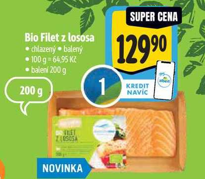 Bio Filet z lososa 100 g