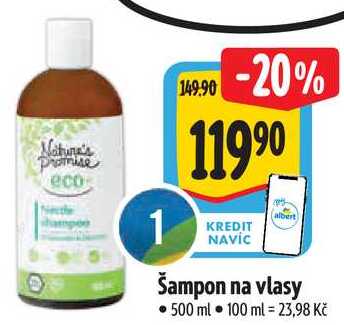 Šampon na vlasy, 500 ml